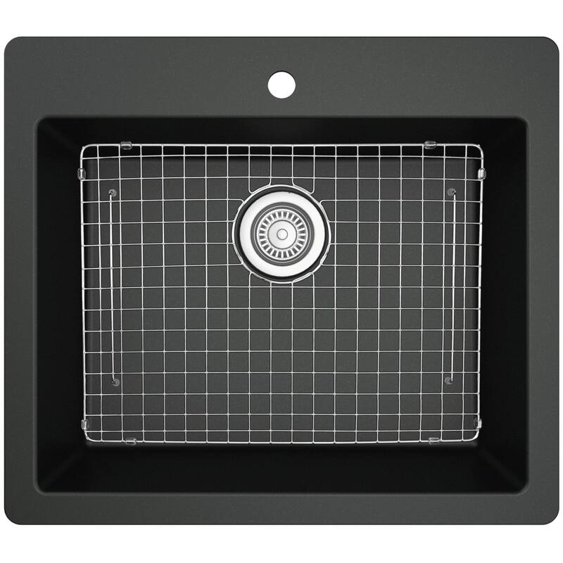 Karran USA GR-6022 20-1/2" L x 15" W Stainless Steel Basin Rack with - Stainless Steel