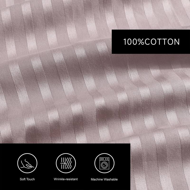 Vera Wang Dobby Stripe Cotton Sheet Set