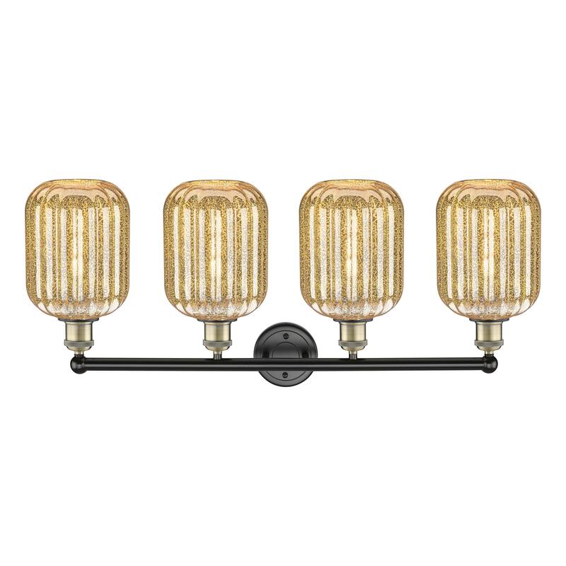 Innovations Lighting Endless Possibilities Edison - Preston - 4 Light 34" Jar Shade Bath Vanity Light