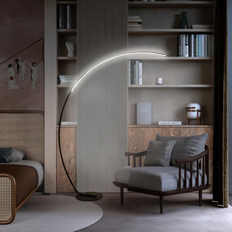 69" LED Arched Floor Lamp