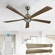 preview thumbnail 62 of 100, Sofucor Modern Smart 52"/60"/65"/66"/72"/84" Large Ceiling Fan,Works with Amazon Alexa and Google Assistant and Remote 60 Inch Diameter - Olive Green(Remote control only)