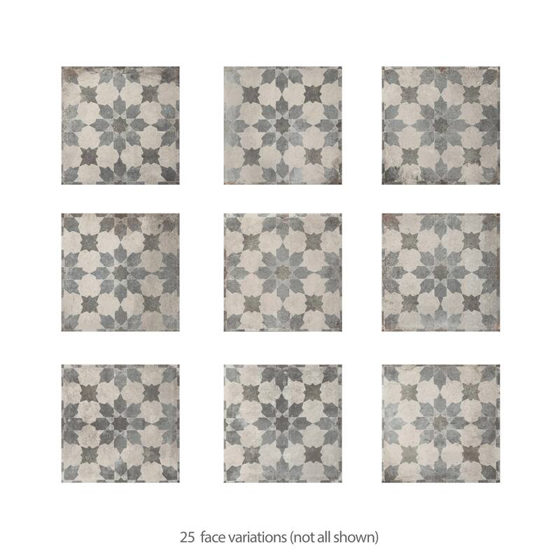 Merola Tile D'Anticatto Decor Varenna 8-3/4" x 8-3/4" Porcelain Floor and Wall Tile