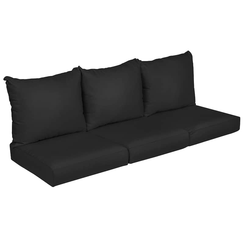 Sorra Home Sunbrella Outdoor Deep Seating Sofa Pillow and Cushion Set