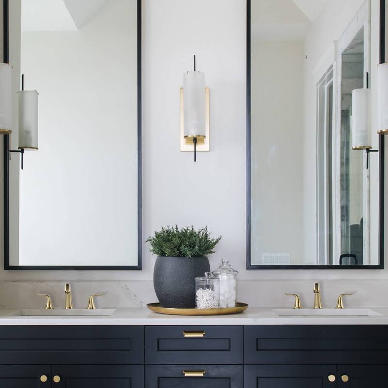 WOWOW Elegant Dual-Handle Bathroom Sink Faucet