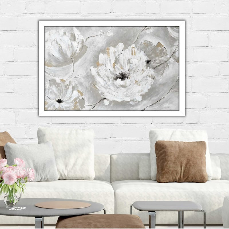"Silver Sun Garden" by Katrina Craven Print on Acrylic