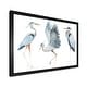 preview thumbnail 10 of 8, Designart "Heron Birds II" Traditional Framed Art Print