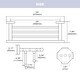 preview thumbnail 6 of 8, Two Towel Holders Wall mounted Towel Rack Brushed Nickel