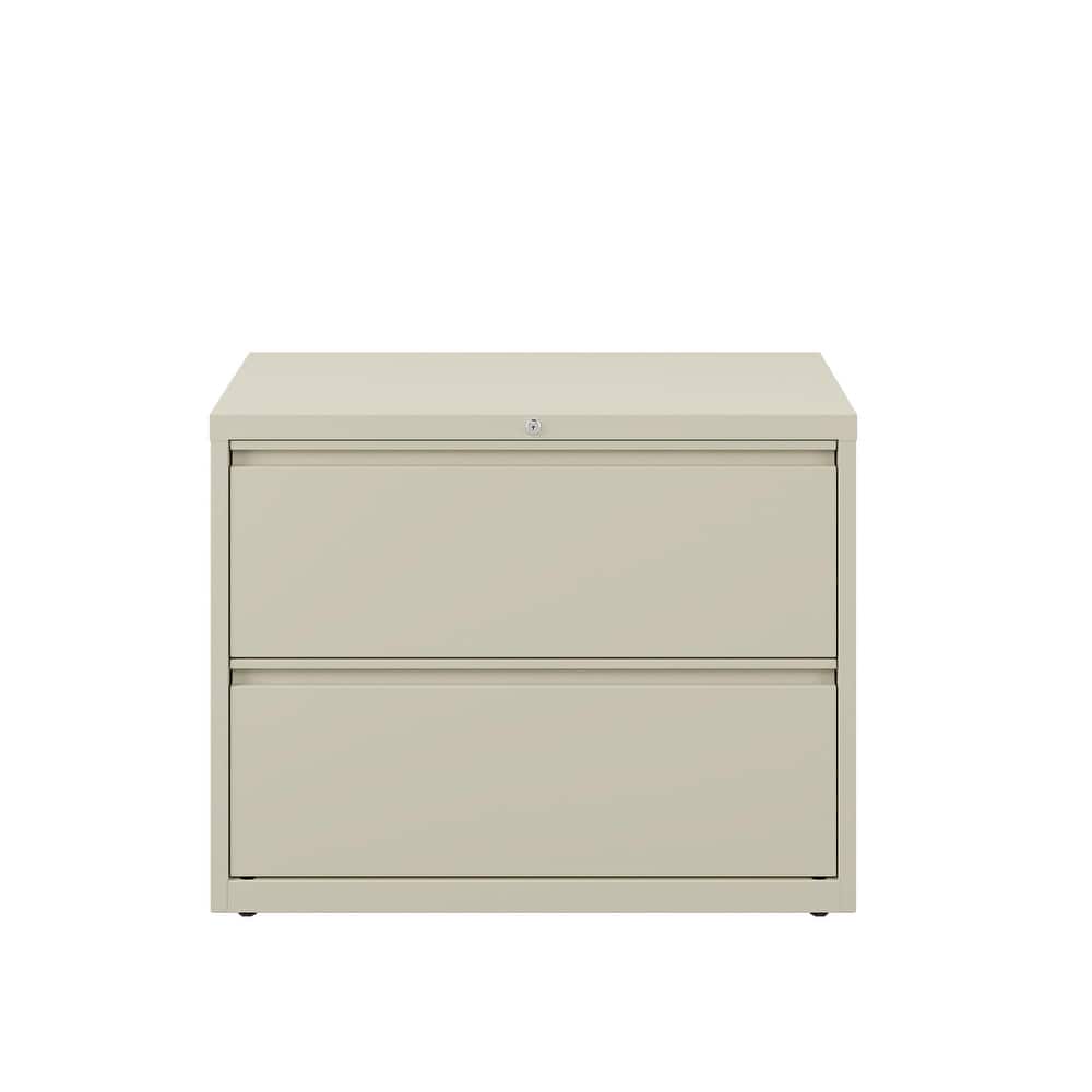 8000 Series 36" Wide 2-Drawer Lateral File Cabinet, Charcoal