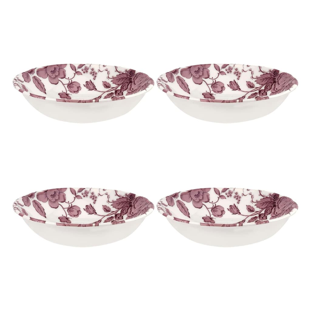Spode Set of 4 Kinsley Earthenware Cereal Bowls - 7 inch