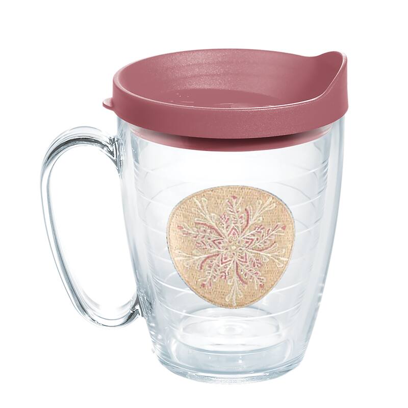 Tervis Christmas Holiday - Snowflake Patch Made in USA Double Walled Insulated Travel Tumbler, Freeze - 16oz Mug - 16oz Mug