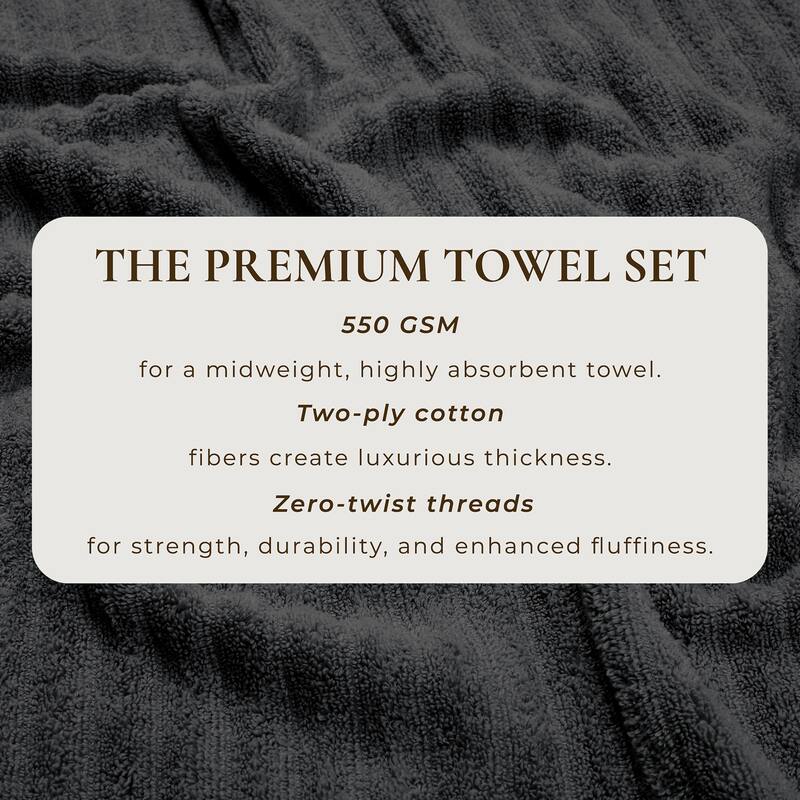 Linery & Co. Combed Cotton Bath Towel Set