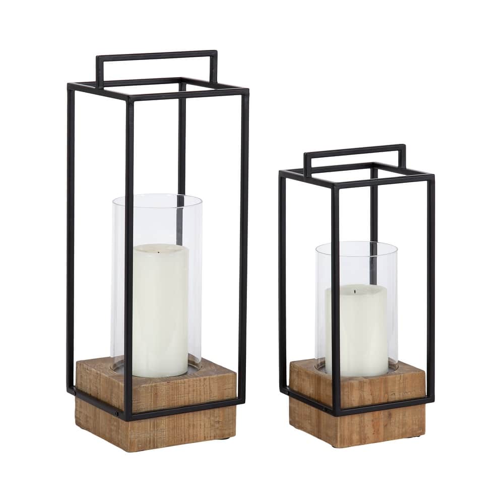 Kate and Laurel Brandt Candle Holder Set