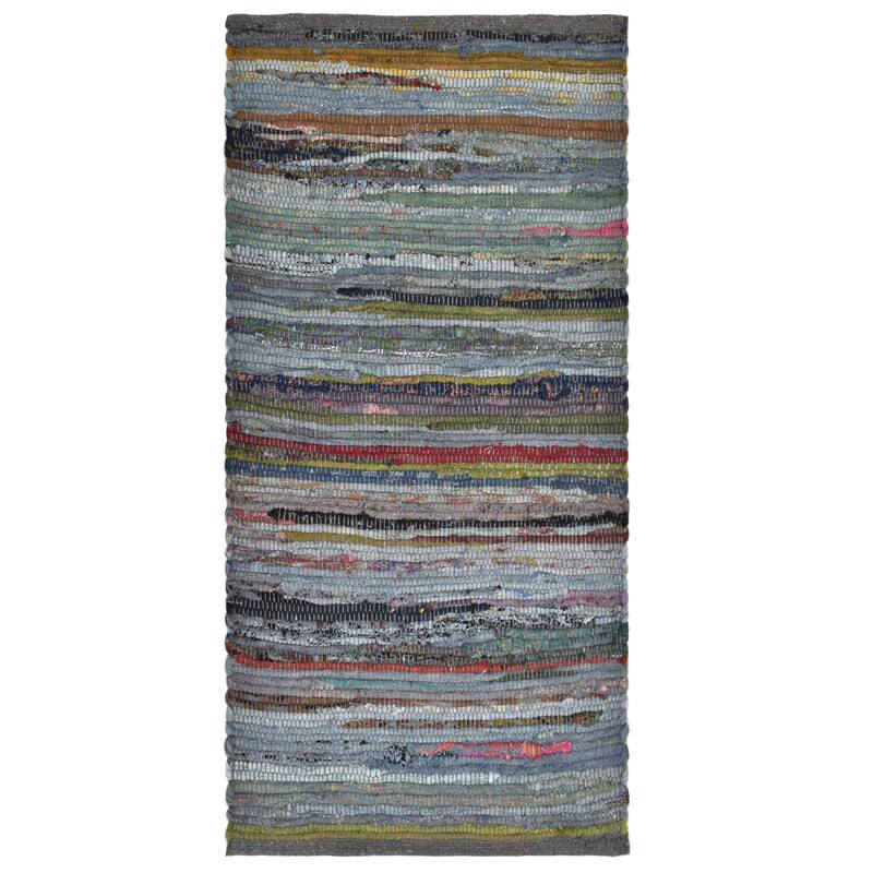 Fabstyles Premium Cotton Handmade Area Rag Rug Living Room, Hallway