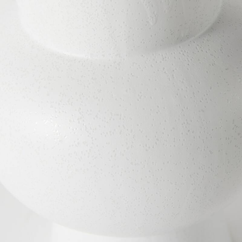 Laforge 5.5L x 5.5W x 9.4H White Ceramic Vase