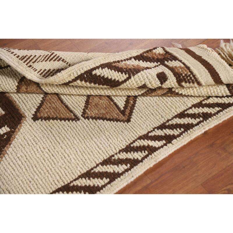 Anatolian Turkish Runner Rug Handmade Hallway Wool Carpet - 3'1"x 11'2"