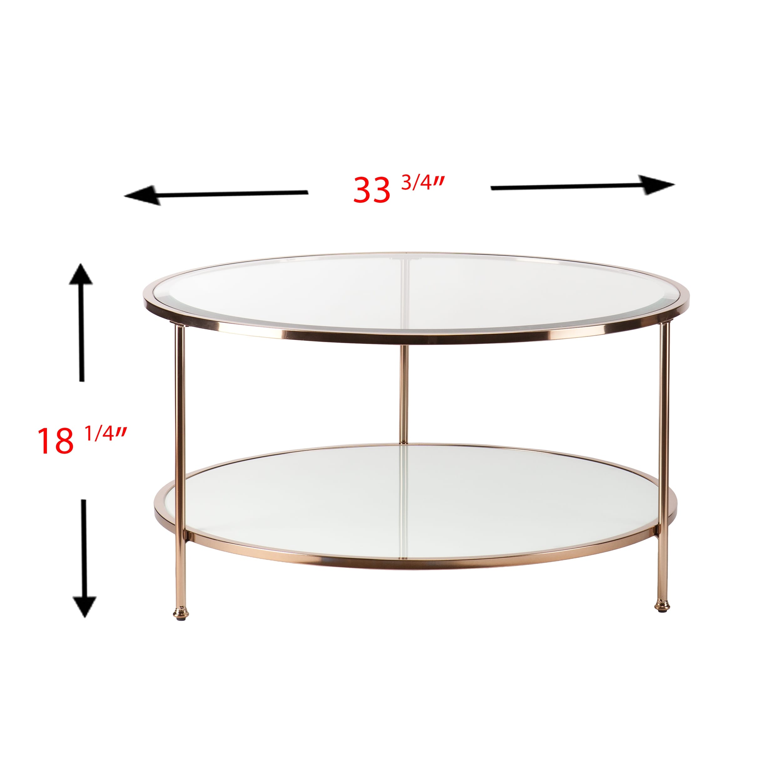 Silver orchid henderson faux shop stone goldtone round coffee table