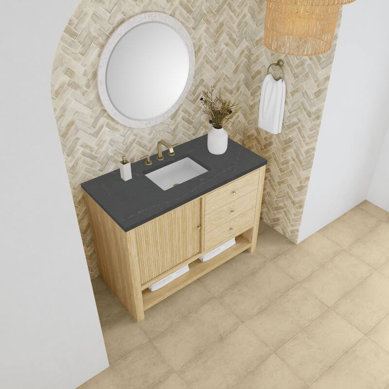 James Martin Vanities D404-V48-3CSP Marigot 48" Single Basin Wood