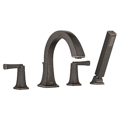 American Standard Townsend Deck Mounted Roman Tub Filler with Built-In
