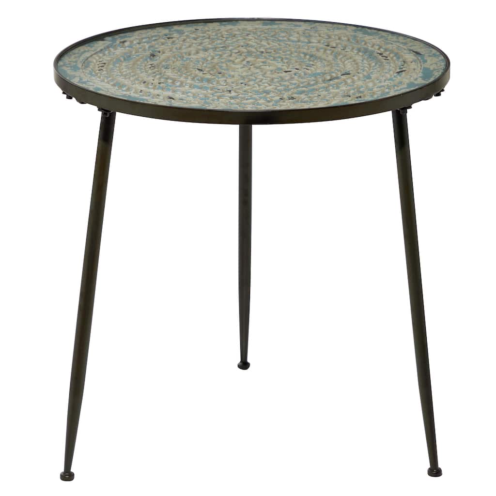 Metal Accent Table - Black - Roche River Decor