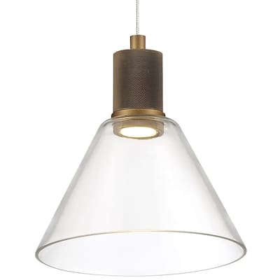 Access Lighting 63140LEDD/CLR Port Nine 8" Wide LED Mini Pendant