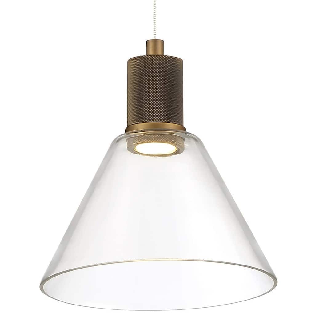 Access Lighting 63140LEDD/CLR Port Nine 8" Wide LED Mini Pendant