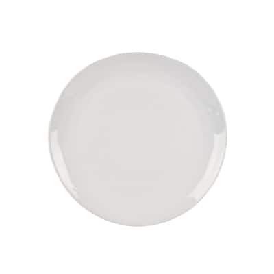 Everyday White Set of 4 Organic Salad Plate, 8.75 Inch - 8.75 Inch