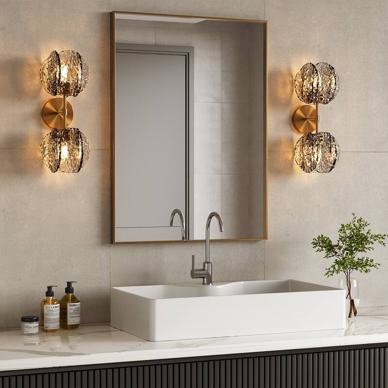 2-Light Modern Wall Sconce - N/A