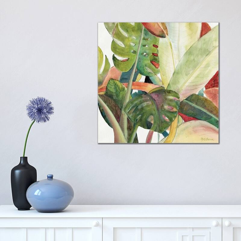 iCanvas "Tropical Lush Garden square I" by Marie Elaine Cusson Canvas Print - 18x18x1.5