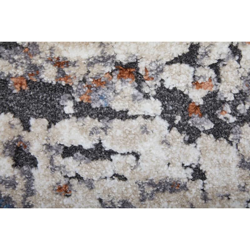Grand Bazaar Odera Machine Made Abstract Modern Area Rug