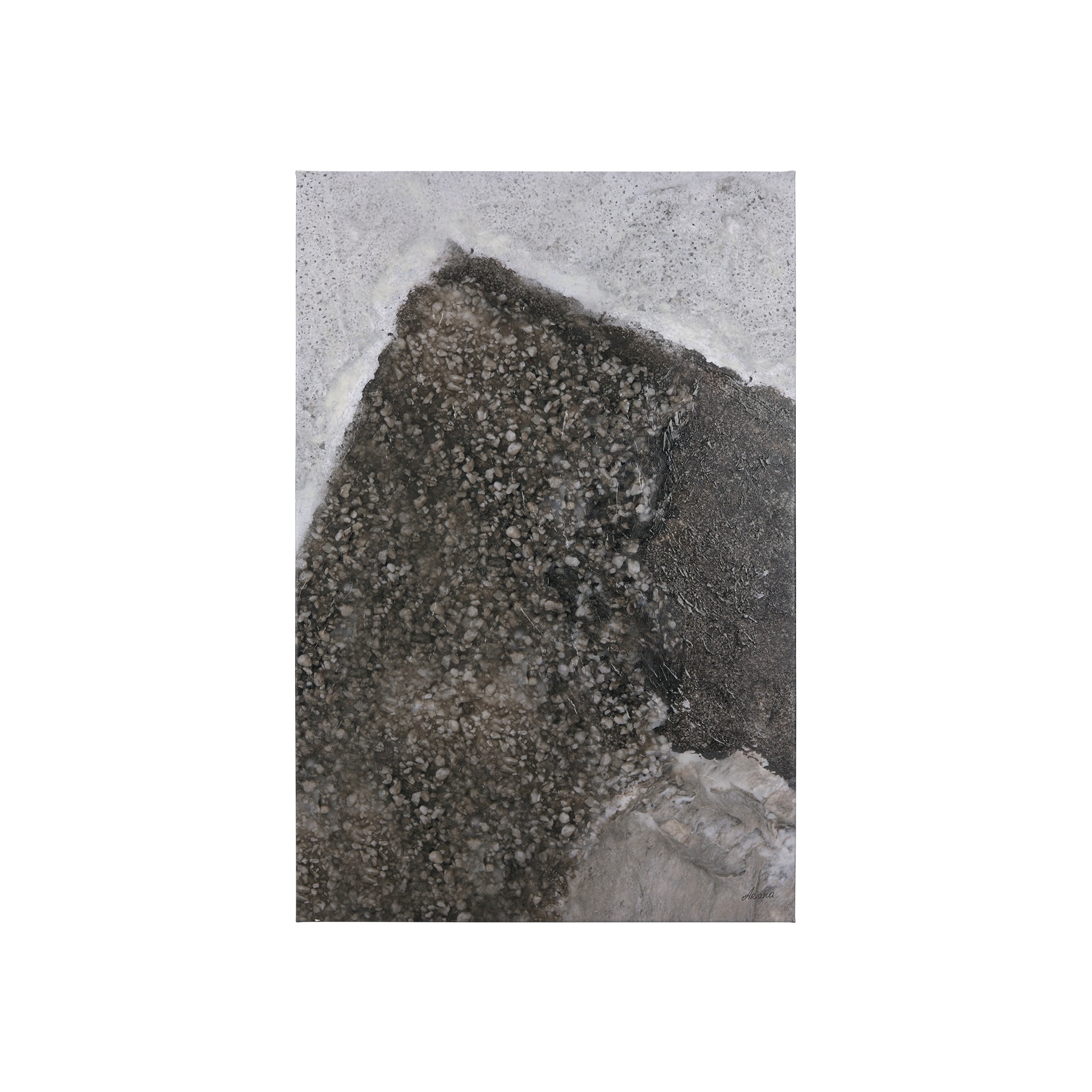 Mudslide III (28 x 42 ) Canvas Art Print