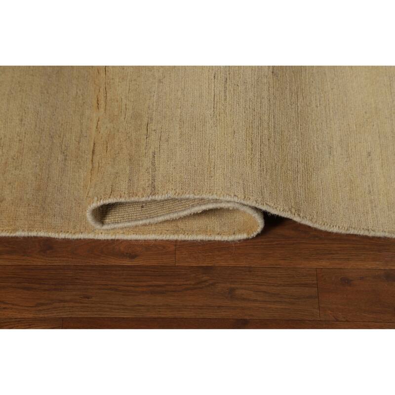 Modern Gabbeh Oriental Area Rug Handmade Bedroom Wool Carpet - 5'0" x 6'8"