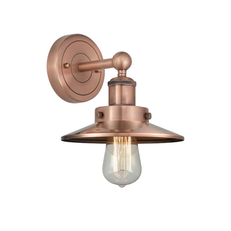 Innovations Lighting 616-1W-8-8 Railroad Sconce Railroad 8" Tall Wall