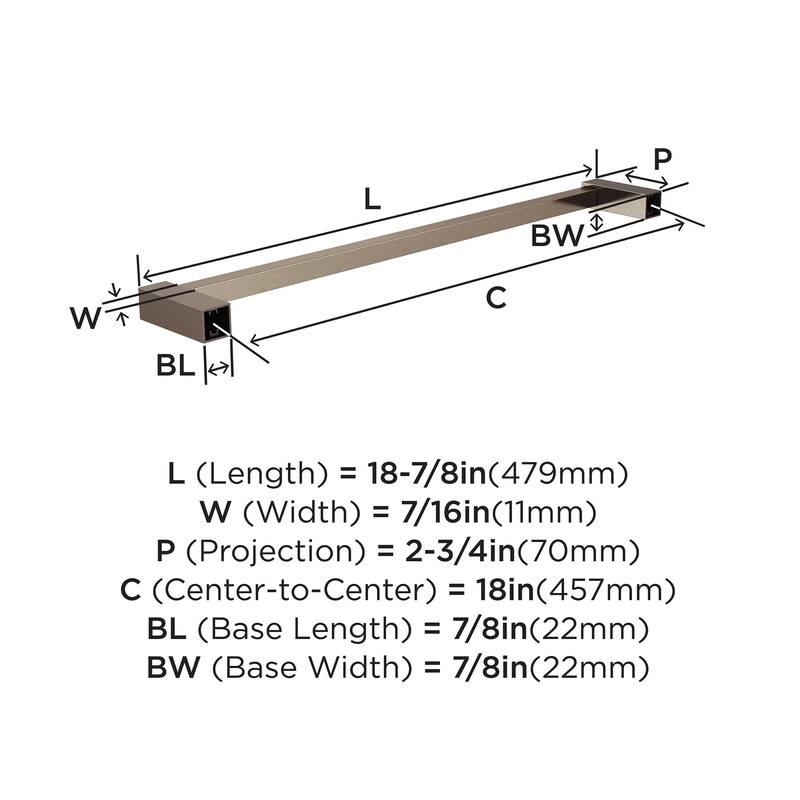 Amerock Monument Bathroom Towel Bar