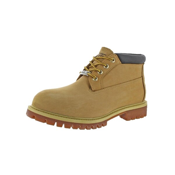 Fuda Mens Work Boots Leather Waterproof