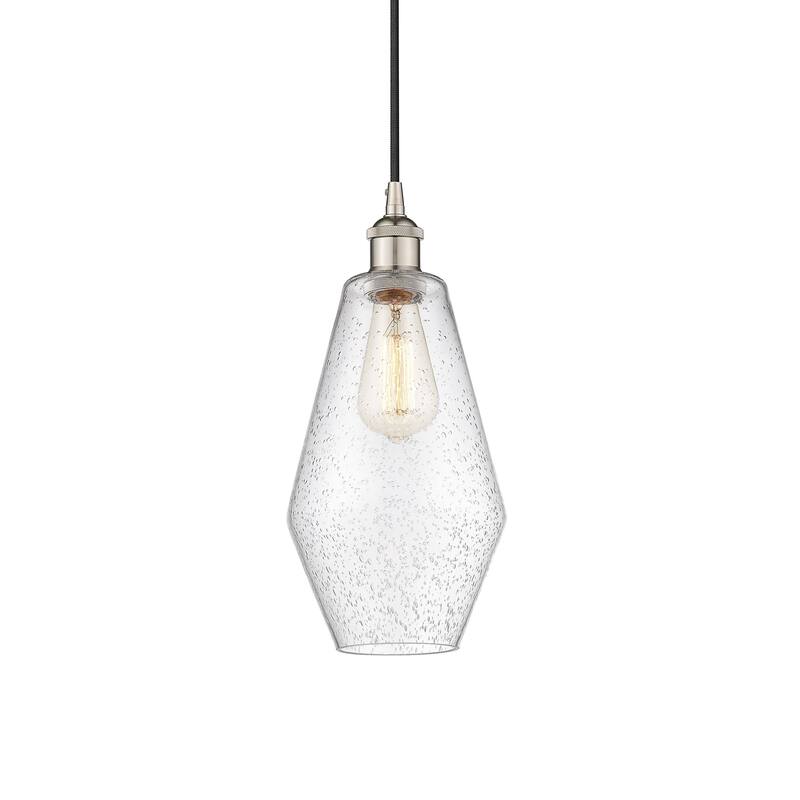 Innovations Lighting 616-1P-15-7 Cindyrella Pendant Cindyrella 7" Wide - Polished Nickel / Seedy