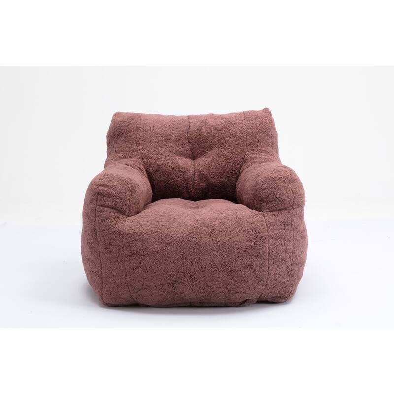 Soft Teddy fabric bean bag chair Bed Bath & Beyond 35939987