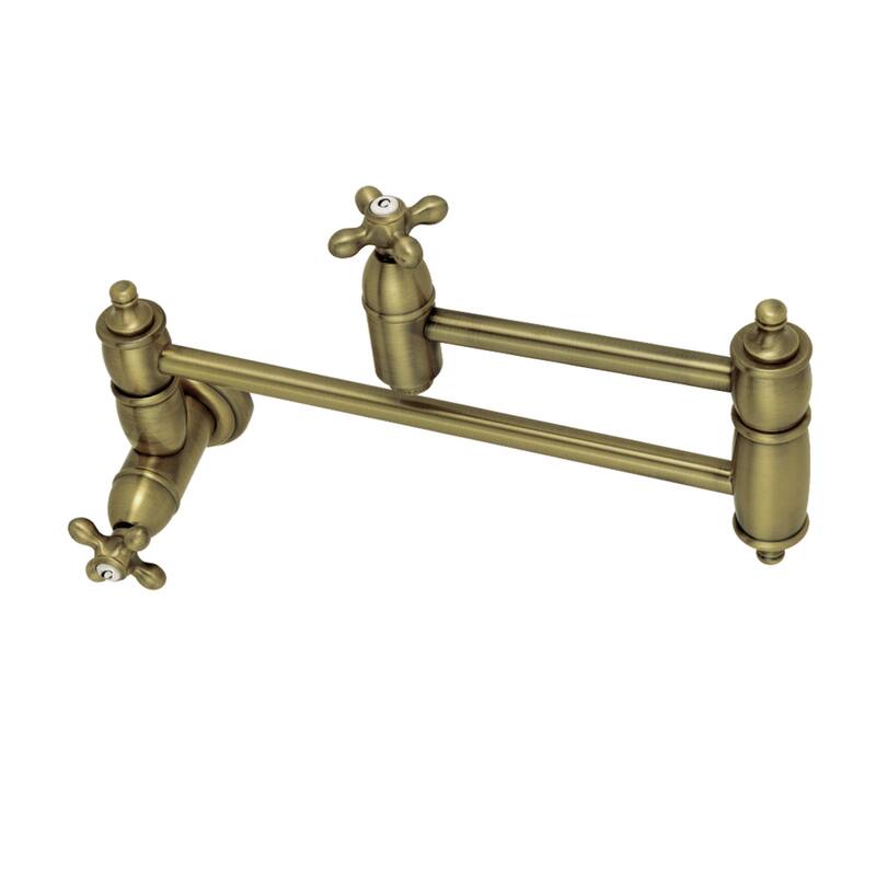 Restoration Wall Mount Pot Filler Kitchen Faucet