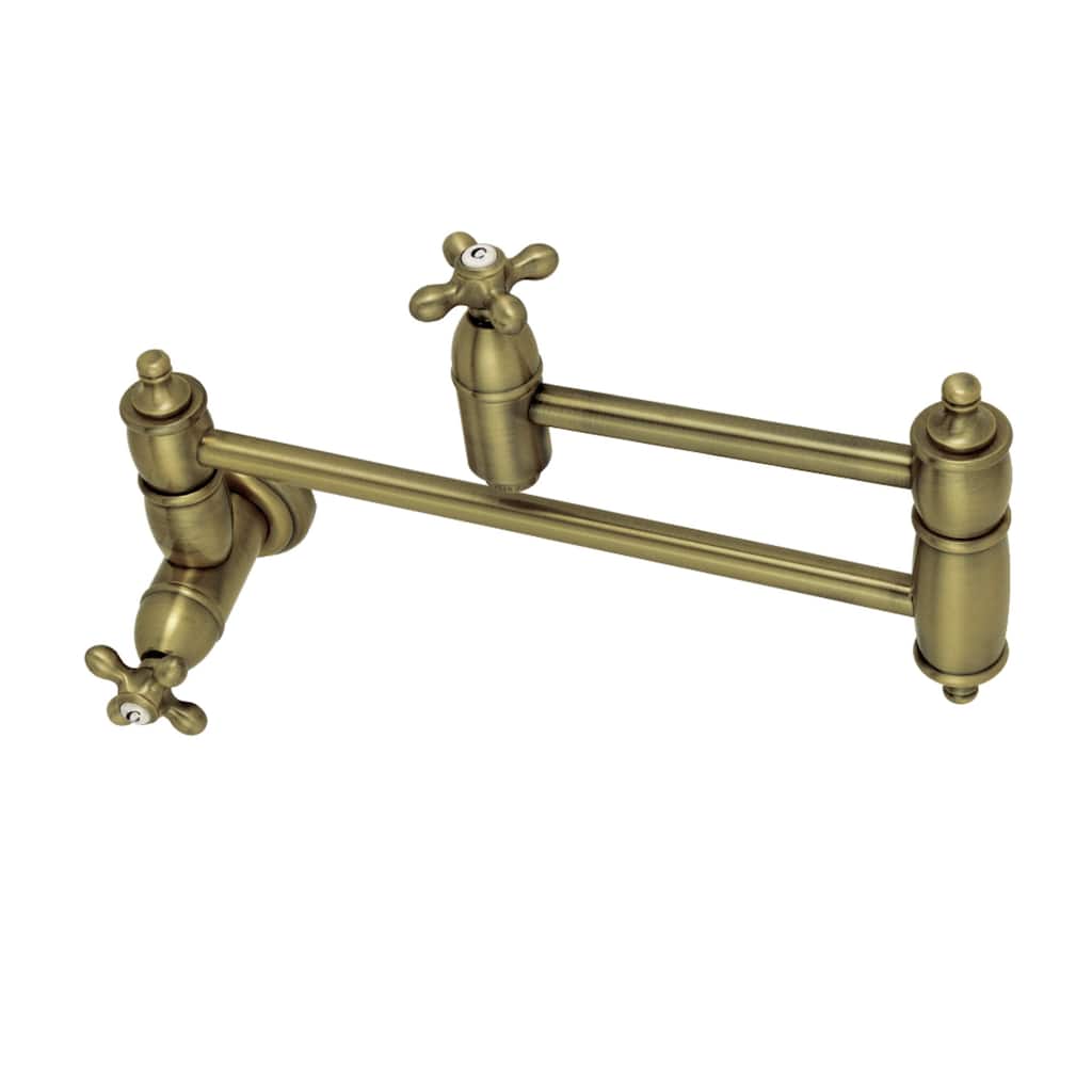 Kingston Brass Restoration Wall Mount Pot Filler Kitchen Faucet