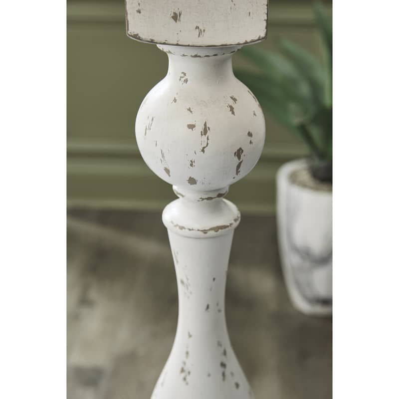 Signature Design by Ashley Madsbrook White/Beige Floor Lamp - 18.38" W x 18.38" D x 62.25" H