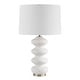 preview thumbnail 4 of 5, Uttermost Liora White Table Lamp - 26.25" H X 16" W X 16" D