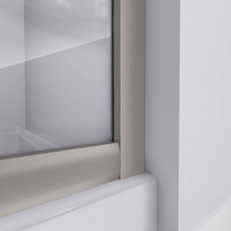 DreamLine Prime 38 in. x 38 in. x 76 3/4 in. H Shower Enclosure, Shower Base and Acrylic Backwall Kit - 38" x 38"