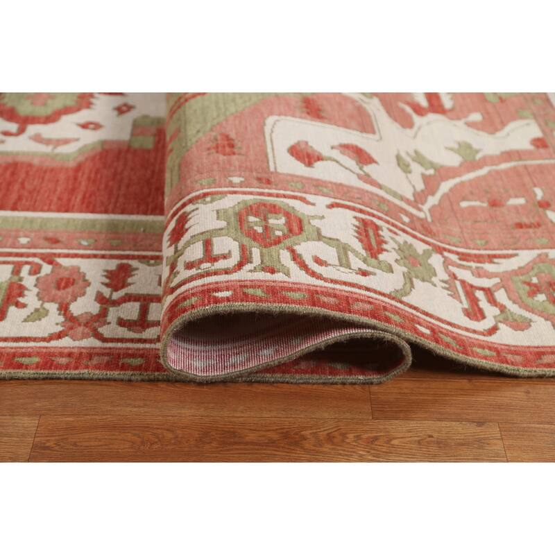 Traditional Heriz Serapi Turkish Oriental Area Rug Wool Hand-knotted - 9'9" x 13'0"