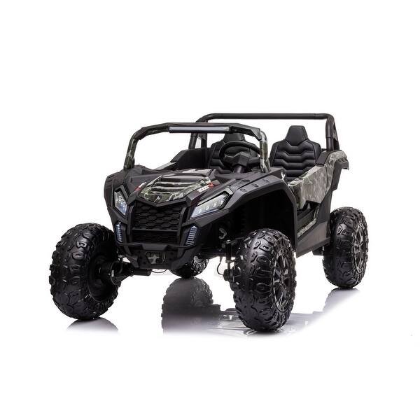 slide 1 of 1, 24V 4x4 Dune Buggy 2 Seater Ride on Green
