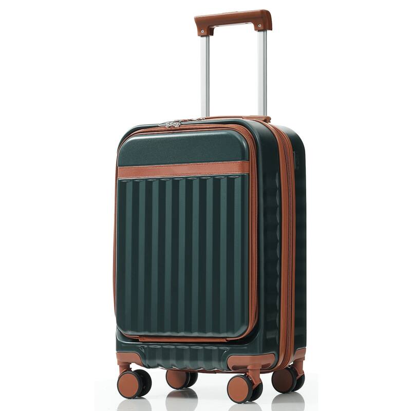 Luggage Set of Three, ABS Hard Shell Luggage with Spinner Wheels