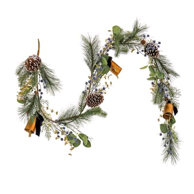National Tree Company 6 ft. HGTV Home Collection Swiss Chic Garland - 6 ft