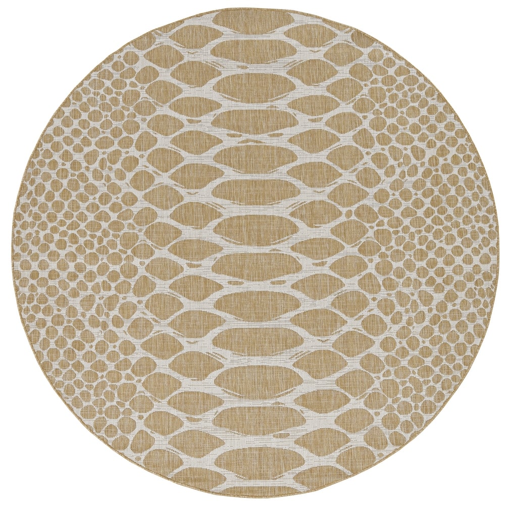 Bovence Global Snake Print Rug by Havenside Home