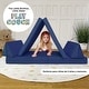 preview thumbnail 12 of 10, Imaginarium Little Brother, Little Sister Kids and Toddler Small Play Couch Blue