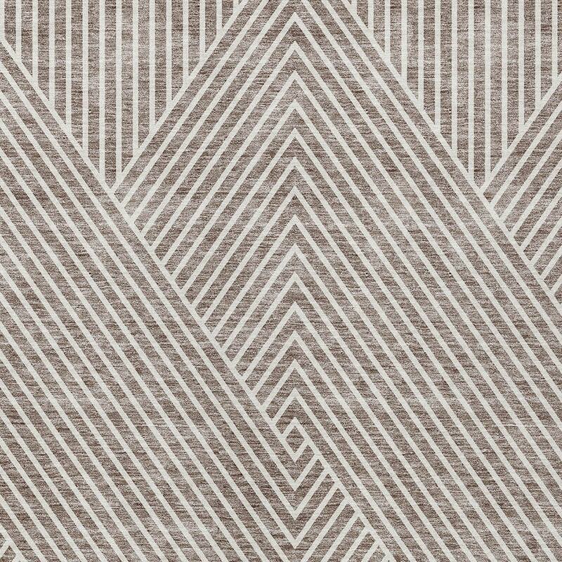 HomeRoots Geometric Transitional Rectangle Outdoor Rug