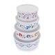 preview thumbnail 2 of 3, Gibson Home 8 Piece Anaya Round Nesting Food Storage Set