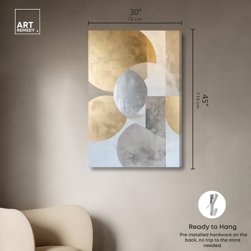 Golden Sequence I Canvas by Art Remedy, Gallery Wrapped
